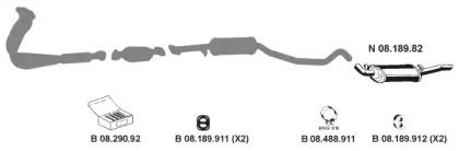 Eberspacher 082397 Глушник вихлопних газів кінцевий Eberspacher 082397 Глушник вихлопних газів кінцевий