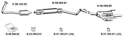 Eberspacher 082449 Schalldaempfer