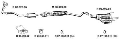 Eberspacher 082450 Schalldaempfer