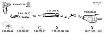 Eberspacher 082509 Schalldaempfer