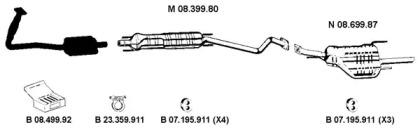 Eberspacher 082524 Комплект монтажний системи випуску
