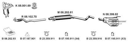 Eberspacher 082552 Schalldaempfer