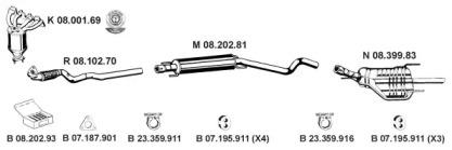Eberspacher 082553 Schalldaempfer