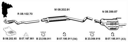 Eberspacher 082559 Schalldaempfer