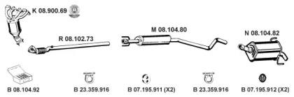Eberspacher 082575 Schalldaempfer