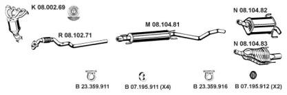 Eberspacher 082576 Schalldaempfer
