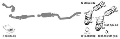 Eberspacher 082626 Глушник вихлопних газів кінцевий