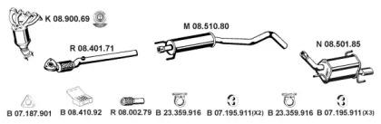 Eberspacher 082644 Глушник вихлопних газів кінцевий
