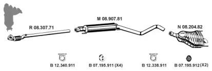 Eberspacher 082654 Schalldaempfer