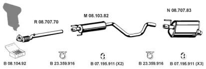 Eberspacher 082669 Schalldaempfer Eberspacher 082669 Schalldaempfer