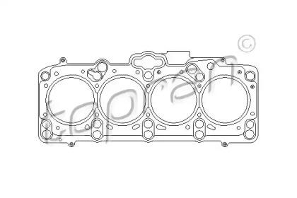 Topran 109 359 Прокладка головки блоку циліндрів Topran 109 359 Прокладка головки блоку циліндрів