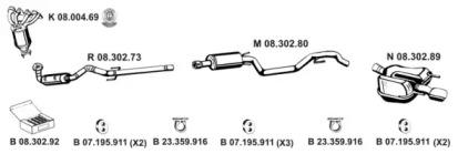 Eberspacher 082684 Schalldaempfer Eberspacher 082684 Schalldaempfer
