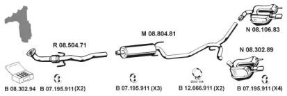Eberspacher 082705 Глушник вихлопних газів кінцевий Eberspacher 082705 Глушник вихлопних газів кінцевий