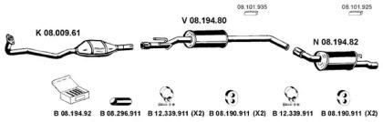 Eberspacher 082715 Schalldaempfer Eberspacher 082715 Schalldaempfer