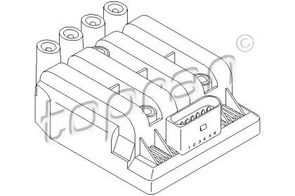 Topran 109 539 Котушка запалювання Topran 109 539 Котушка запалювання