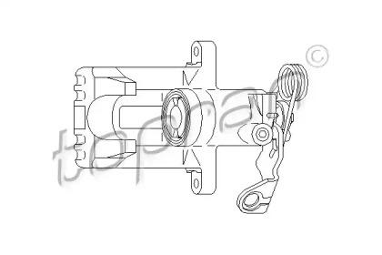 Topran 110 284 Brake caliper