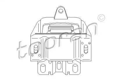 Topran 110 388 Insulator engine mounting Topran 110 388 Insulator engine mounting