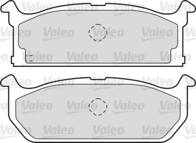 Valeo 551720 Колодки гальмівні