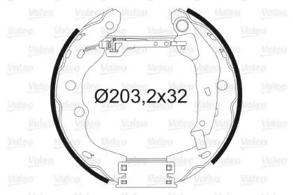 Valeo 554863 Brake pads