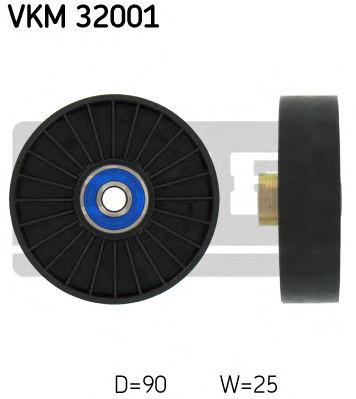 SKF VKM 32001 Ролик натяжний ременя поліклинового SKF VKM 32001 Ролик натяжний ременя поліклинового