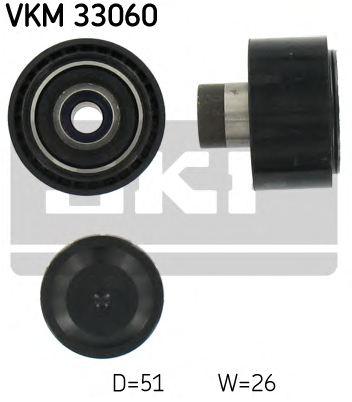 SKF VKM 33060 Ролик натяжний ременя поліклинового SKF VKM 33060 Ролик натяжний ременя поліклинового