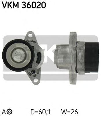 SKF VKM 36020 Ролик натяжний ременя поліклинового