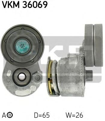 SKF VKM 36069 Ролик натяжний ременя поліклинового SKF VKM 36069 Ролик натяжний ременя поліклинового
