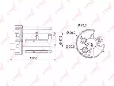 Lynxauto LF-973M Screen fuel Lynxauto LF-973M Screen fuel