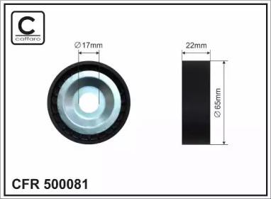 Caffaro 500081 Ролик натяжний ременя поліклинового Caffaro 500081 Ролик натяжний ременя поліклинового