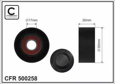 Caffaro 500258 Ролик натяжний ременя поліклинового Caffaro 500258 Ролик натяжний ременя поліклинового