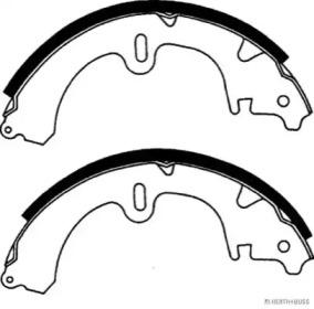 Jakoparts J3502001 Колодки гальмівні Jakoparts J3502001 Колодки гальмівні