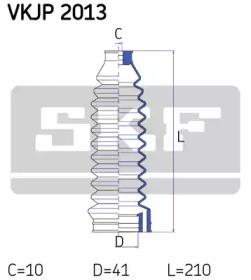SKF VKJP 2013 Пыльник рулевой рейки