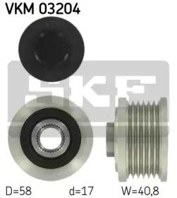 SKF VKM 03204 Механізм вільного ходу генератора SKF VKM 03204 Механізм вільного ходу генератора
