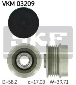 SKF VKM 03209 Шкив генератора SKF VKM 03209 Шкив генератора