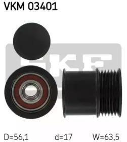 SKF VKM 03401 Механізм вільного ходу генератора SKF VKM 03401 Механізм вільного ходу генератора