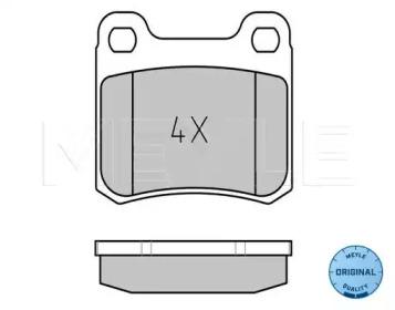 Meyle 025 206 8713 Колодки тормозные Meyle 025 206 8713 Колодки тормозные