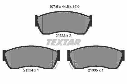 Textar 2133301 Колодки гальмівні Textar 2133301 Колодки гальмівні