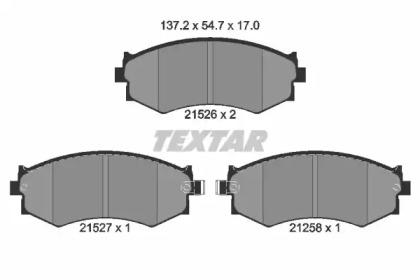 Textar 2152601 Brake pads