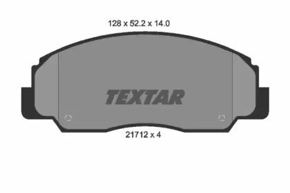Textar 2171201 Brake pads