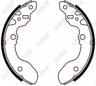 ABE C08015ABE Колодки гальмівні