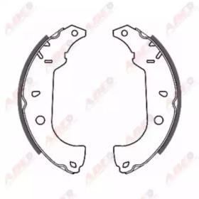 ABE C0F004ABE Колодки гальмівні ABE C0F004ABE Колодки гальмівні