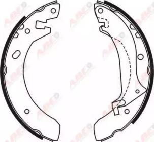 ABE C0I001ABE Колодки гальмівні ABE C0I001ABE Колодки гальмівні