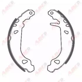 ABE C0P010ABE Brake pads ABE C0P010ABE Brake pads