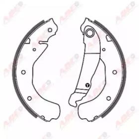 ABE C0X003ABE Колодки гальмівні