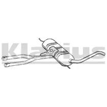 Klarius 260804 Середній глушник вихлопних газів