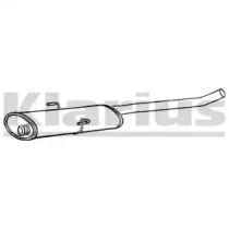 Klarius 260837 Muffler assy front Klarius 260837 Muffler assy front