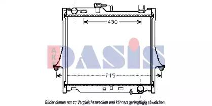 AKS Dasis 230003N Радіатор AKS Dasis 230003N Радіатор