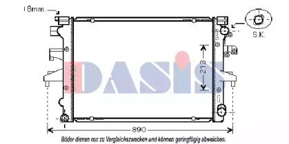 AKS Dasis 240000N Радіатор AKS Dasis 240000N Радіатор