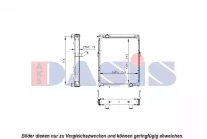 AKS Dasis 260018N Радіатор AKS Dasis 260018N Радіатор
