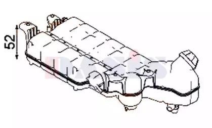 AKS Dasis 263001N Бачок расширительный системы охлаждения AKS Dasis 263001N Бачок расширительный системы охлаждения